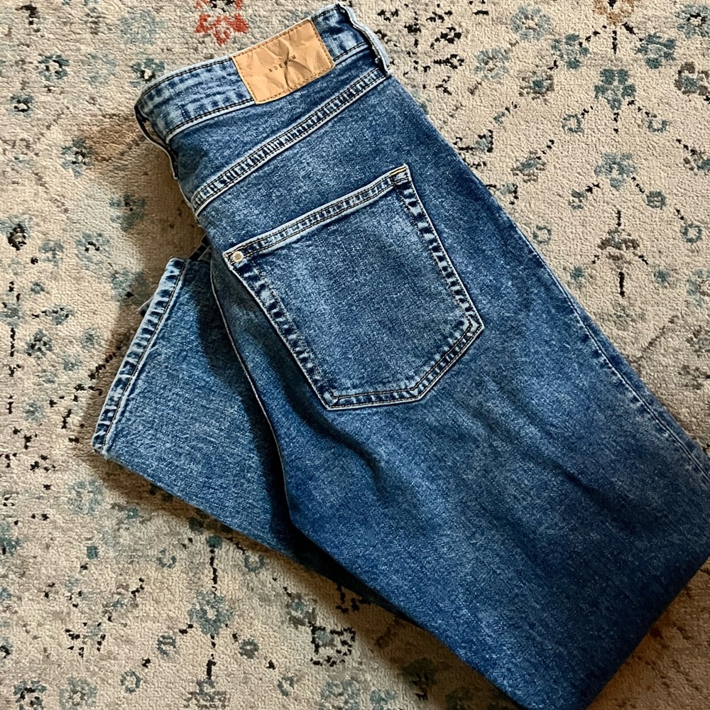 H & M vintage high waist slim jeans